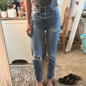 Women's HIDDEN Blue Distressed Jeans